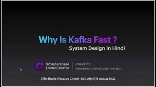 System Design:Why Is Kafka Fast In Hindi | Teachmint