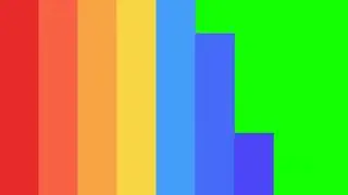 2022 Transitions After Effect with Green Screen   Colorful Wipe Transition