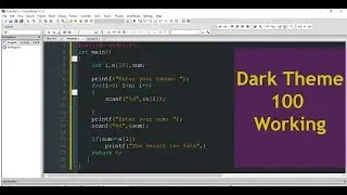 How to install Code Blocks dark theme in Code::Blocks 😍 100 Working 💯|| Dark Theme  CodeBlocks
