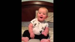 Lucas playing peek-a-boo