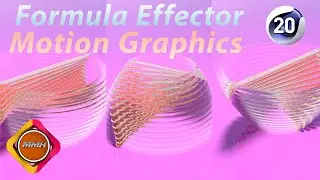 Cinema 4d  Formula Effector  Motion Graphics by #mmhc4dgfx