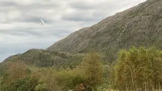 Turbo Timber on floats, takeoff, touch and go, landing.