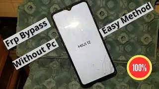 Redmi 9 Frp Unlock MIUI12 - m2004j19ag Google Account Bypass without Pc 100% ok