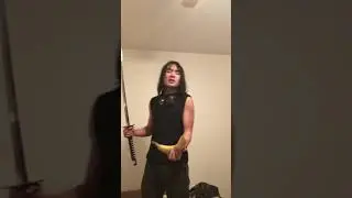 This is a threat who challenge me to fight