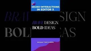 Bring a Website to Life with Micro-Interactions in Editor X