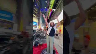 360º Photobooth in Time Square New York! #timesquare #newyork