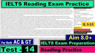 IELTS Reading Practice Test 2023 with Answers [Real Exam - 14 ]