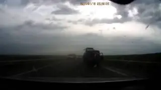 Авария недалеко от села Черный Отрог