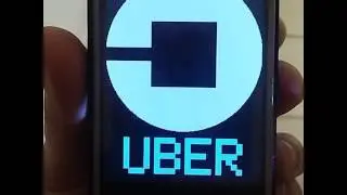 Uber Arduino Uno Sign with Seeed Studio TFT 2.8 inch screen.