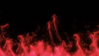 Realistic Red Fire Background with black screen   MD Animated Backgrounds   Free Video Background