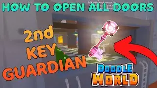 [PUZZLE EXPLAINED ]HOW TO UNLOCK ALL 4 DOORS IN DOODLE WORLD - ROBLOX