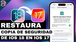 😱✅INCREIBLE TRUCO! Como restaurar copia de seguridad  de iOS 18 Beta en iOS 17✅ Recupera tus datos😱