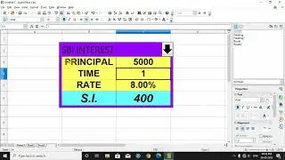 create scenarios in electronic spreadsheet open office calc
