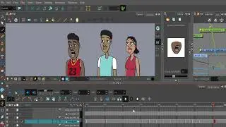 Facial animation BTS