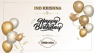 #indkrishna || Happy Birthday II Free Download After Effects Template
