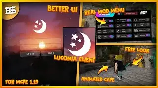 Rilis!! Client For Mcpe 1.19(Mod Menu, Better Ui and More!!) Luconia Client