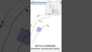 Placing an Arc by Length and Radius using Smartline.
