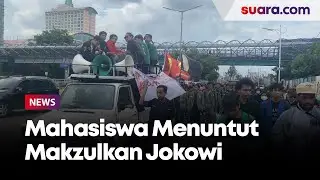 Ratusan Mahasiswa Bergerak dari Tugu Reformasi Trisakti ke Harmoni Menuntut Makzulkan Jokowi