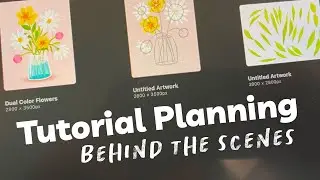 Planning a Procreate Tutorial Behind the Scenes! // Art Maker's Club