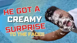 He Got A CREAMY Surprise To The Face😶‍🌫️