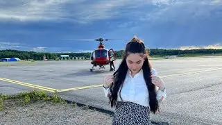 دیدن شهر استکهلم از هلیکوپترView over Stockholm city with helicopter