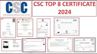 CSC TOP 8 CERTIFICATE 2024 | CERTIFICATE REGISTRATION | CERTIFICATE DOWNLOAD 