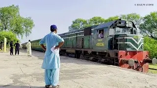 Capturing the Charm of PDK Shuttle Train Arrival at the Haran Pur Junction Railway Station