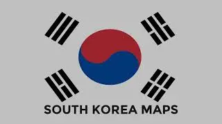 South Korea Map  : South Korea PowerPoint maps template