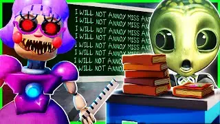 ESCAPE DA PROFESSORA ROBÓTICA MALUCA !!! ROBLOX Miss AniTron Detention! ( Ovini Star )