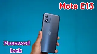 Password Lock Set In Moto E13, Moto E13 Password Lock Kaise Lagaen, How To Set Screen Lock