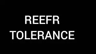 ReefR - Tolerance