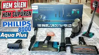 Her Yeri Silen Ve Süpüren Süpürge 😲 Philips Dikey Süpürge ✅ Philips Aqua Plus 8000 👍