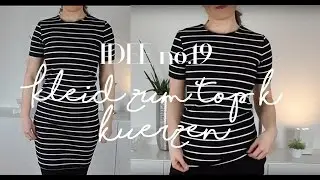 DIY I Upcycling Ideen Kleidung I Kleid kürzen ohne Nähmaschine I Idee no.19
