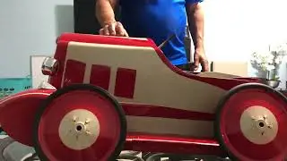 Carrito antiguo restaurado