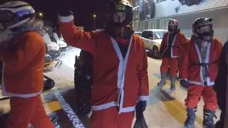 Тюменские квадроциклисты поздравляют горожан с наступающим Новым годом!