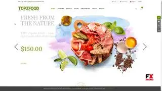 TopzFood - Multipurpose VirtueMart eCommerce Joomla Templates