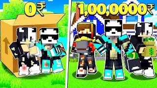 HOW I BECAME A CROREPATI 🤑 in Minecraft