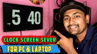 How To Add Flip Clock Screen Saver On Windows PC 😍