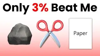 Only 3% can beat me in Rock Paper Scissors