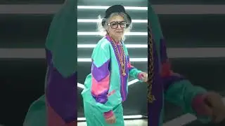 Super grandma! 🤩 Étonnante grand-maman!