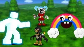 ТЕЛЕПОРТАЦИЯ в Фнаф Ворлд СУПЕР БИТВА С РАДУГОЙ и СКОТОМ! ТЕЛЕПОРТАЦИЯ В Fnaf World MOD