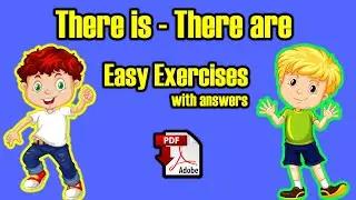 There is - There are - Exercises with answers + PDF - Easy English Lesson