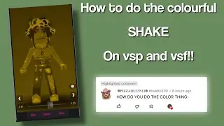 How to do the colourful shake on VSF AND VSP!! | UrbanAngel |