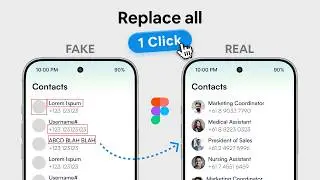 Replace Dummy Content in Figma (1 Click)