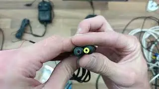 Sorting through years of collected adapters!