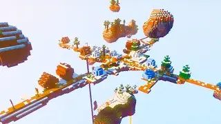 ZERANDO MINECRAFT em um MUNDO de ILHAS