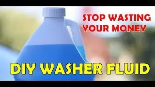 DIY Homemade Windsheild Washer Fluid - EASY & CHEAP. Van life