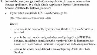 Configuring APEX 2