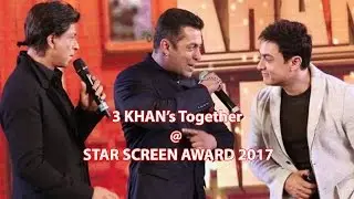 Salman Shahrukh On Aamir Khan Hosting Star Screen Awards 2017 Together