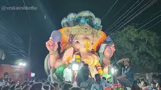 Balapur Ganesh Nimarjanam in Ongole | Tree & Snake Crackers | #ongole #vinayakachavithi #ganesh